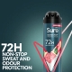 72hr non-stop sweat and odour protection