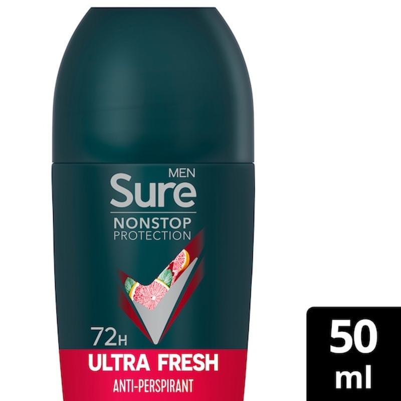 Sure Men Nonstop Ultra Fresh Roll On 50ml Mobile image