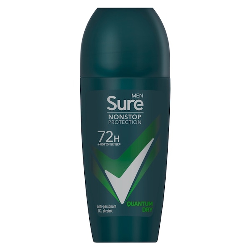 Sure Men Nonstop Quantum Dry Roll On 50ml Front of pack