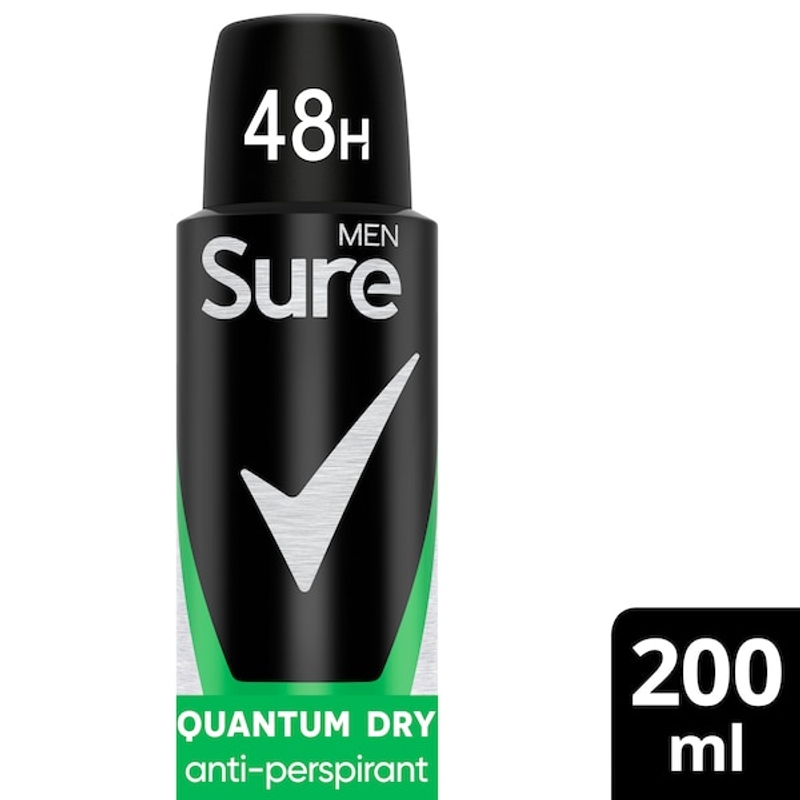 Sure Quantum Dry 200ml close up